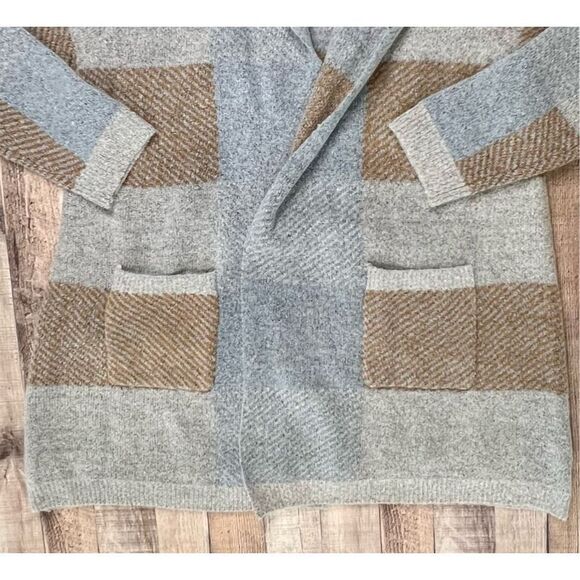 New Directions Blue Spruce Multi Night Blooms Cardigan Sweater sz X Large NWT - Picture 3 of 11